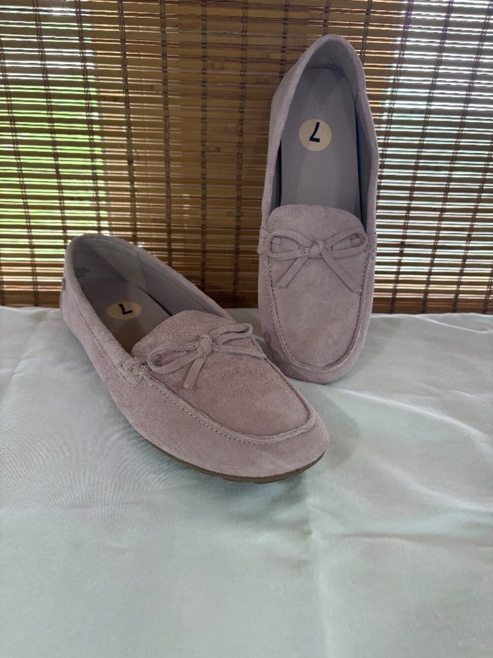 Calvin Klein Women's Suede Leather Loafers Size 7M